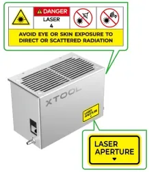Guía de usuario de la Riser Base de xTool S1 compatible con el Conveyor Feeder