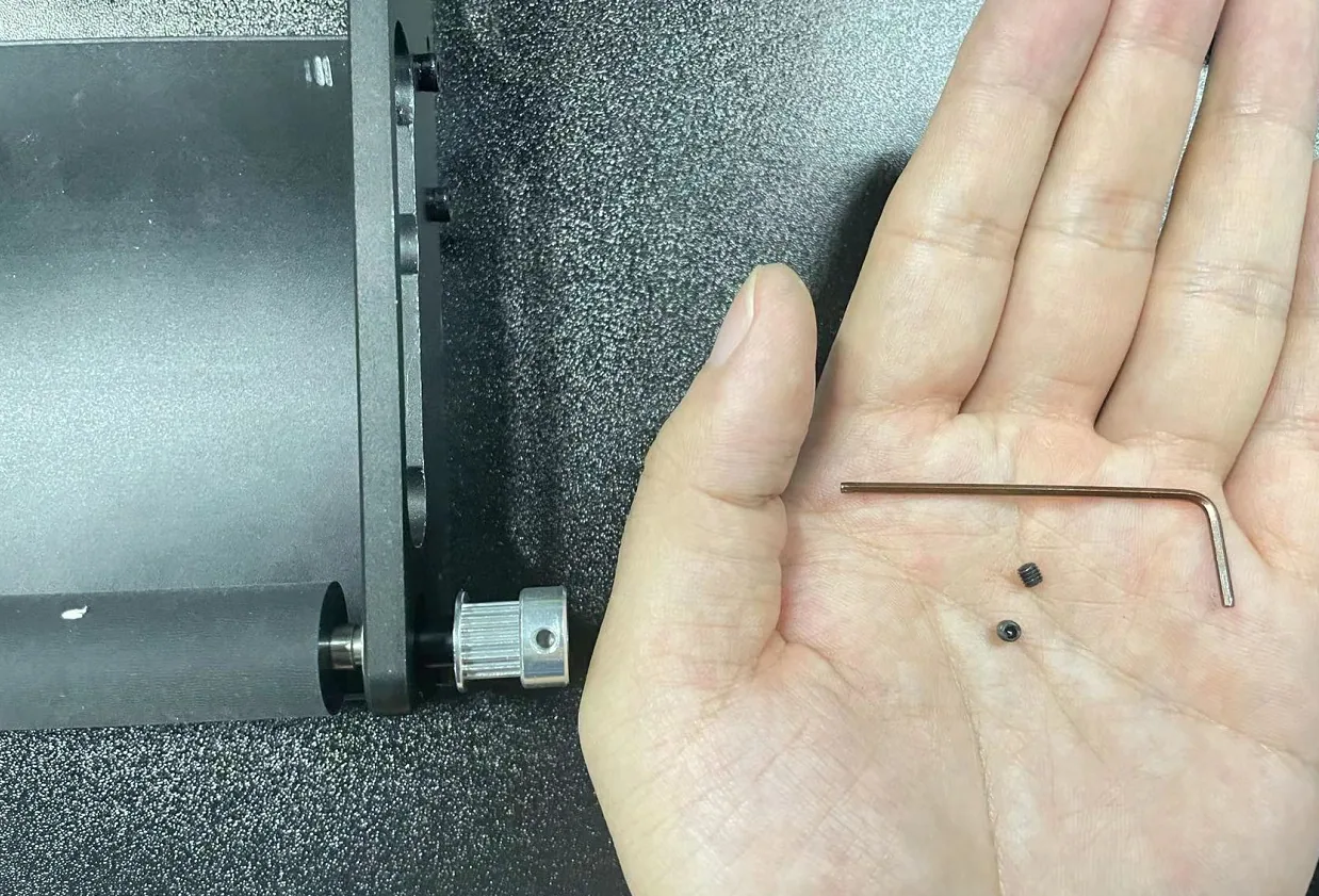 ¿Cómo sustituir los ejes del Rotary Attachment?