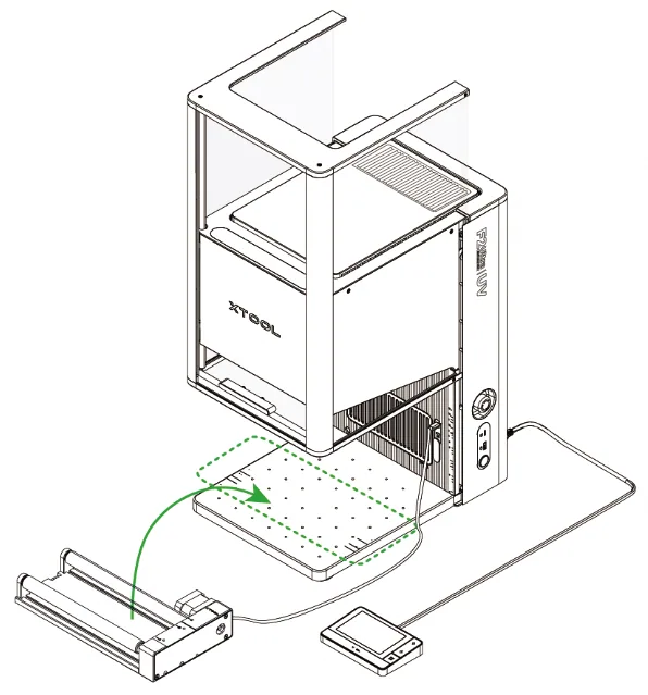 (xTool Studio) Usa RA2/RA2 Pro con xTool F2 Ultra UV image.png
