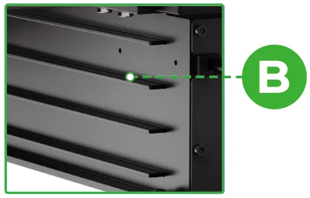 Guía de usuario de la Riser Base de xTool S1 compatible con el Conveyor Feeder