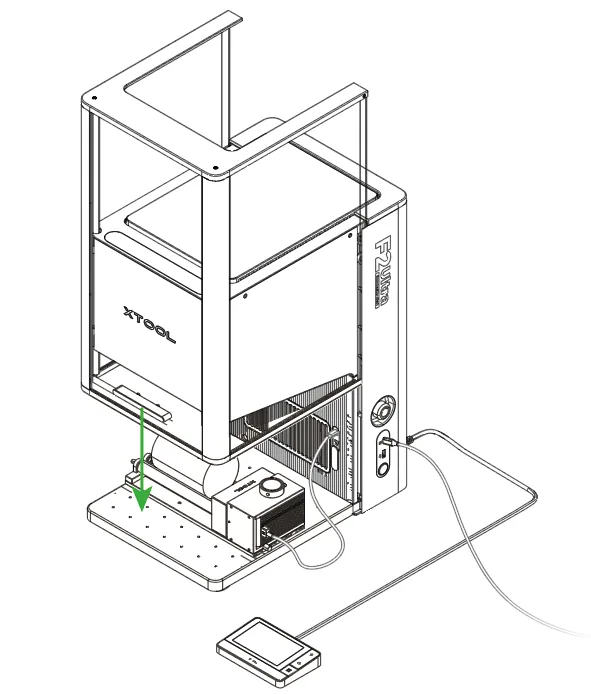 (xTool Studio) Usar el Rotary Attachment 3 (RA3) con la xTool F2 Ultra image.png