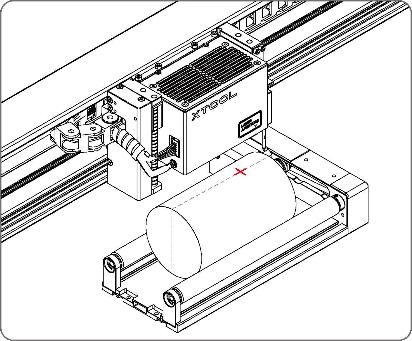 (XCS V2.1) Usa el Rotary Attachment 2 (RA2) con la xTool S1 (XCS V2.1) Usa el Rotary Attachment 2 (RA2) con la xTool S1