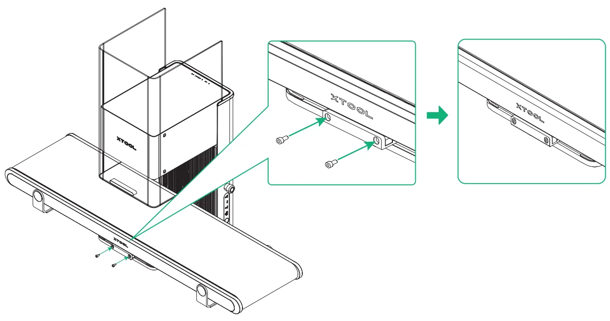 Guía de usuario de la cinta transportadora xTool Auto Streamline™ Guía de usuario de la cinta transportadora xTool Auto Streamline™