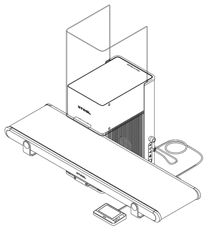 (XCS V2.1 o posterior) Cómo usar el Conveyor para procesar un material grande con la xTool F1 Ultra (XCS V2.1 o posterior) Cómo usar el Conveyor para procesar un material grande con la xTool F1 Ultra