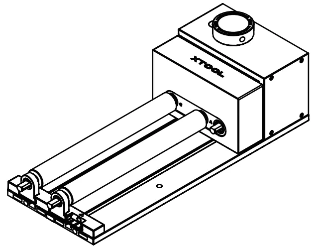 Usar el Rotary Attachment 3 (RA3) con la xTool F2 Usar el Rotary Attachment 3 (RA3) con la xTool F2