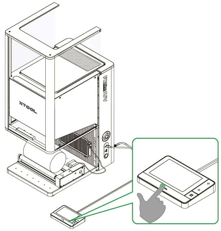 (xTool Studio) Usa RA2/RA2 Pro con xTool F2 Ultra UV image.png