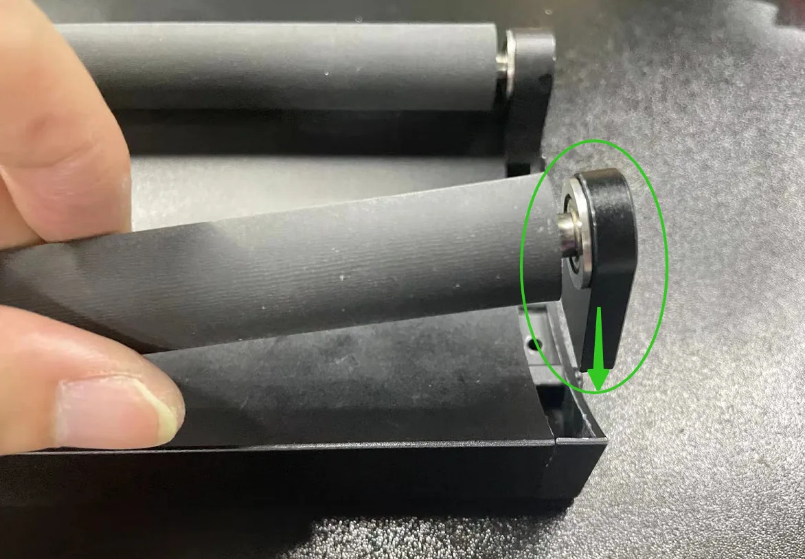 ¿Cómo sustituir los ejes del Rotary Attachment?