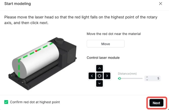 (xTool Studio) Usar el Rotary Attachment 3 (RA3) con xTool P2/P2S image.png
