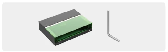 Guía de usuario de la Riser Base de xTool S1 compatible con el Conveyor Feeder
