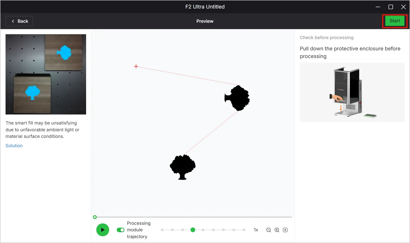 Usar la cinta transportadora para el procesamiento por lotes con la xTool F2 Ultra Usar la cinta transportadora para el procesamiento por lotes con la xTool F2 Ultra