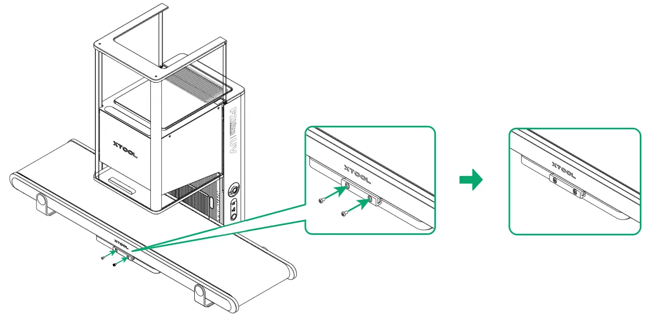 (xTool Studio) Usa la cinta transportadora para procesar un material grande con la xTool F2 Ultra UV image.png
