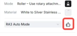 (xTool Studio) Usar el Rotary Attachment 3 (RA3) con xTool P2/P2S image.png