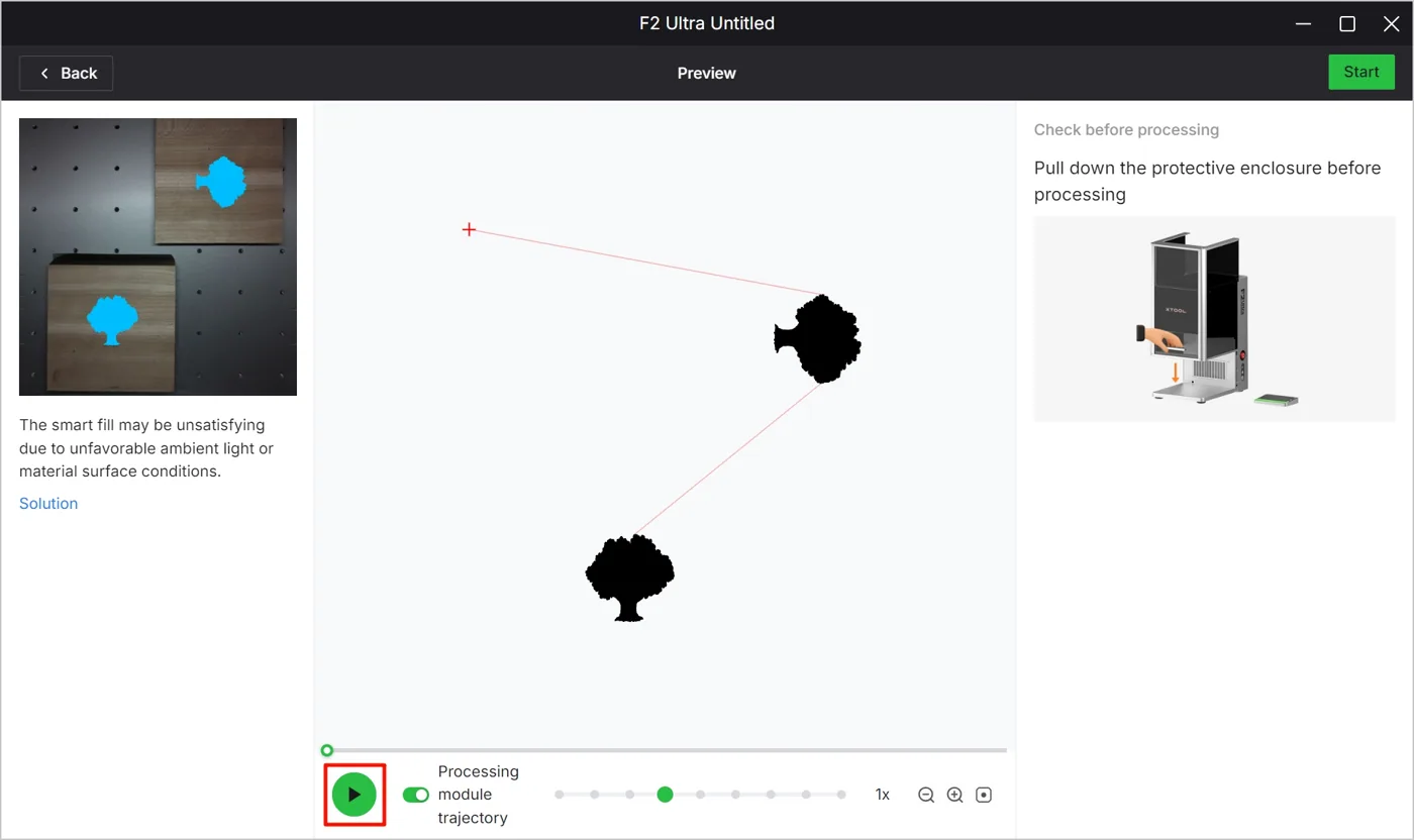 Usar la cinta transportadora para el procesamiento por lotes con la xTool F2 Ultra Usar la cinta transportadora para el procesamiento por lotes con la xTool F2 Ultra