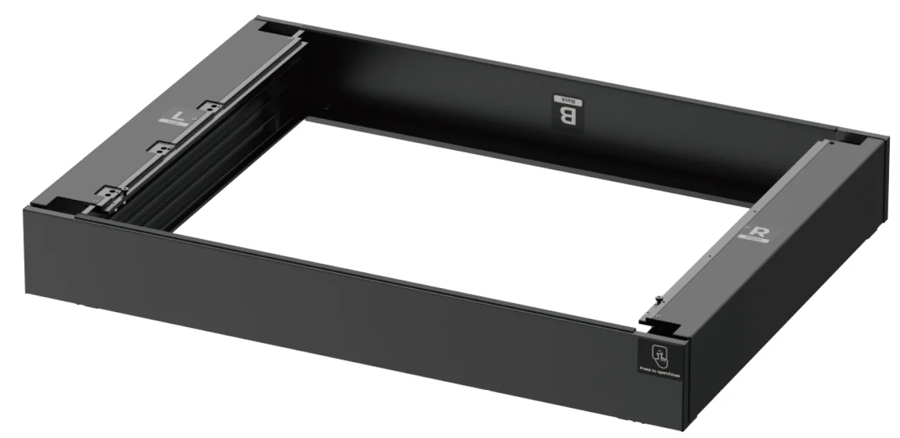 Guía de usuario de la Riser Base de xTool S1 compatible con el Conveyor Feeder