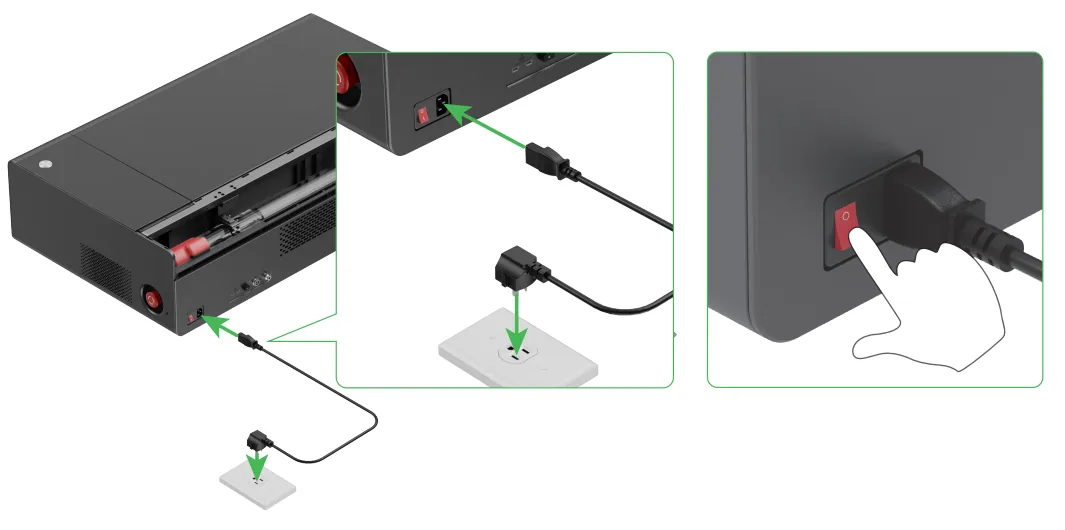 (xTool Studio) Usar el Rotary Attachment 3 (RA3) con xTool P2/P2S (xTool Studio) Usar el Rotary Attachment 3 (RA3) con xTool P2/P2S