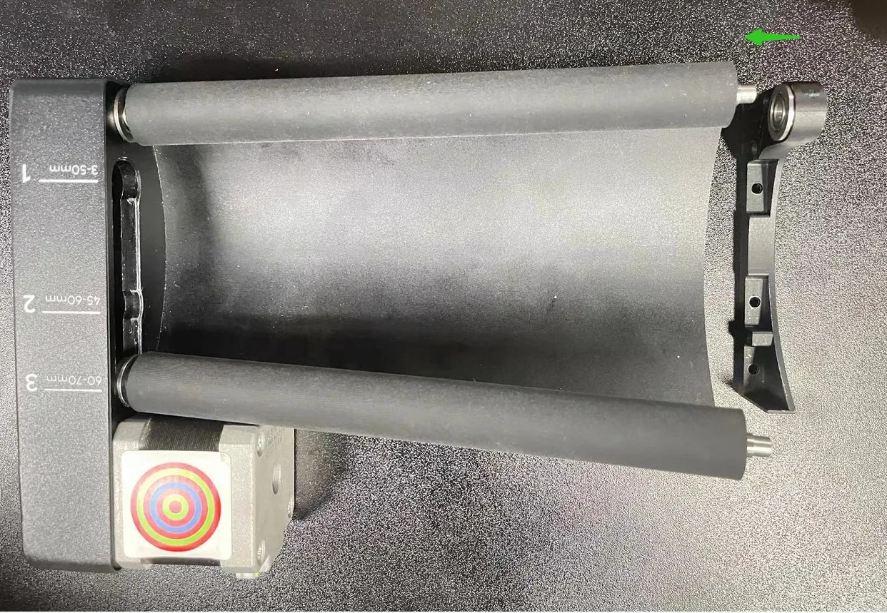 ¿Cómo sustituir los ejes del Rotary Attachment?