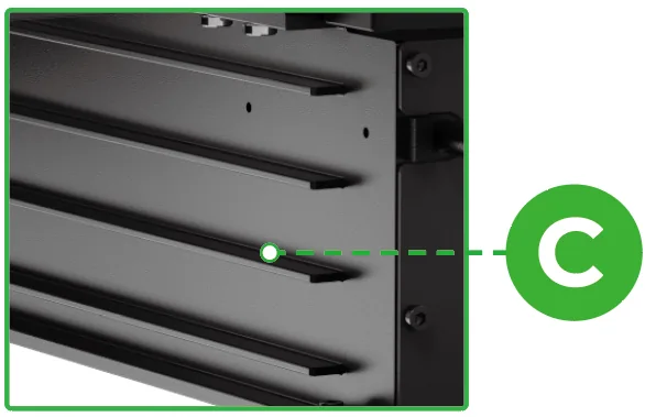 Guía de usuario de la Riser Base de xTool S1 compatible con el Conveyor Feeder