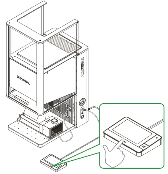 (xTool Studio) Usa el Rotary Attachment 3 (RA3) con la xTool F2 Ultra UV image.png