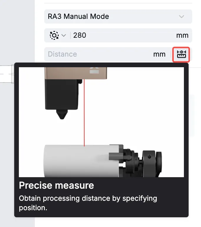 (xTool Studio) Usar el Rotary Attachment 3 (RA3) con xTool P2/P2S image.png