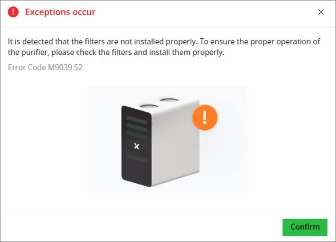 Resolver «Se han producido excepciones» (código de error: M9039 S2) en la serie xTool AP image.png
