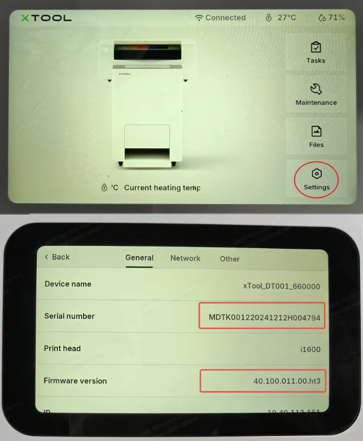 Resolver "El cabezal no ha vuelto al origen" (Código de error: Z axis time out) en la xTool Apparel Printer Resolver "El cabezal no ha vuelto al origen" (Código de error: Z axis time out) en la xTool Apparel Printer