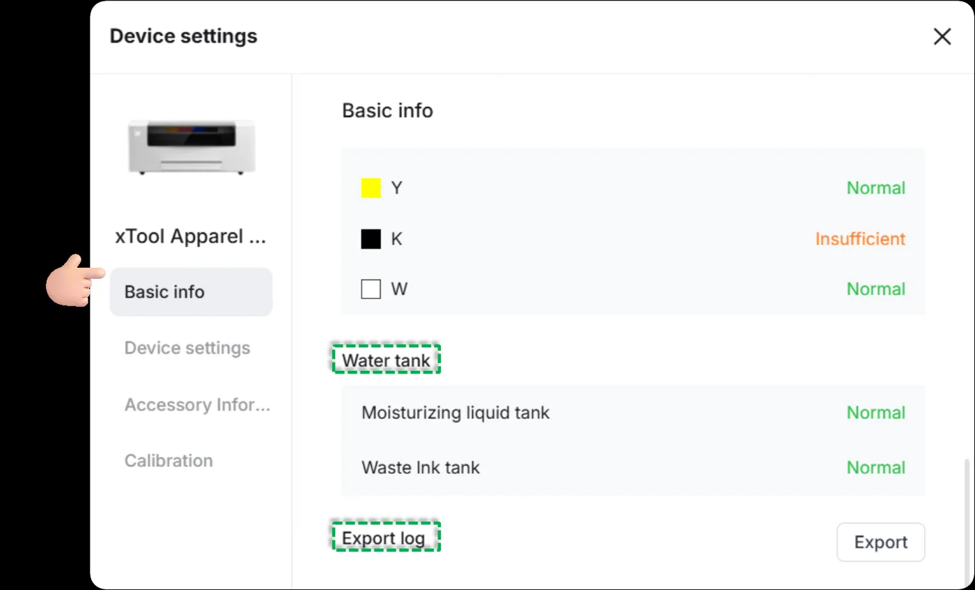 Configurar la xTool Apparel Printer en xTool Studio Configurar la xTool Apparel Printer en xTool Studio