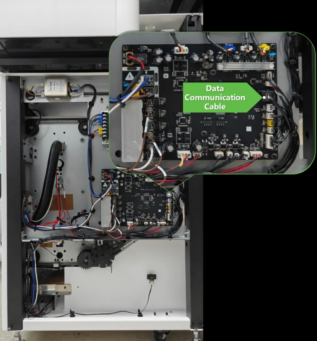 Diagnostica y soluciona el «Fallo de comunicación de placa» (código de error: bot_gdl235) de la xTool Apparel Printer Diagnostica y soluciona el «Fallo de comunicación de placa» (código de error: bot_gdl235) de la xTool Apparel Printer