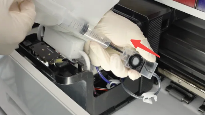 Diagnosticar y solucionar "Sin salida de blanco" o el bloqueo del flujo de tinta blanca en la xTool Apparel Printer Diagnosticar y solucionar "Sin salida de blanco" o el bloqueo del flujo de tinta blanca en la xTool Apparel Printer