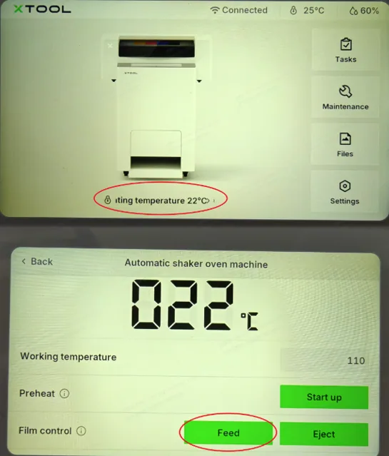 Resolver "El cabezal no ha vuelto al origen" (Código de error: Z axis time out) en la xTool Apparel Printer Resolver "El cabezal no ha vuelto al origen" (Código de error: Z axis time out) en la xTool Apparel Printer