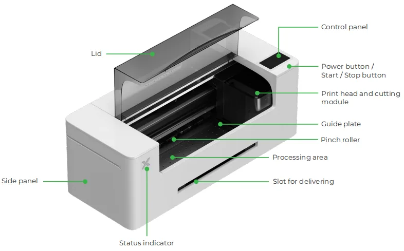 Manual de usuario de la xTool Apparel Printer