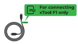 Usar el purificador de humo de sobremesa para xTool F1
