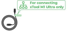 Usar el purificador de humo de sobremesa xTool en el xTool M1 Ultra Usar el purificador de humo de sobremesa xTool en el xTool M1 Ultra