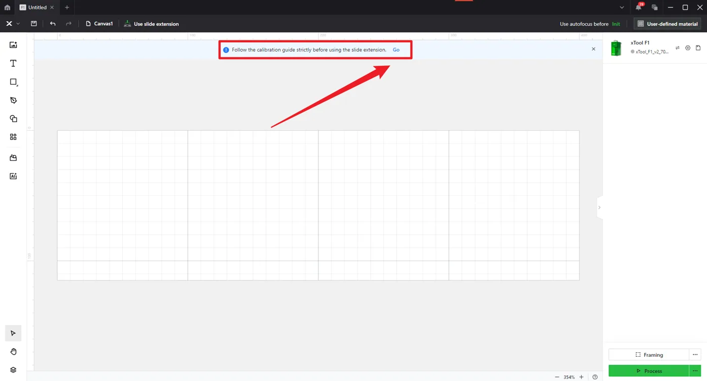 Cómo usar el modo de extensión deslizante con el xTool F1 y F1 Lite Cómo usar el modo de extensión deslizante con el xTool F1 y F1 Lite