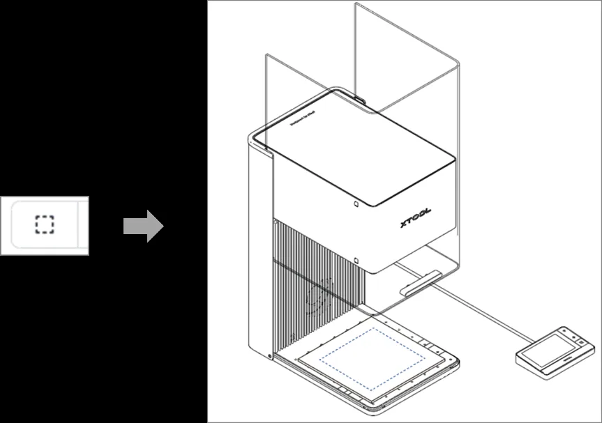 (xTool Studio) Cómo procesar sobre superficie plana con la xTool F1 Ultra image.png