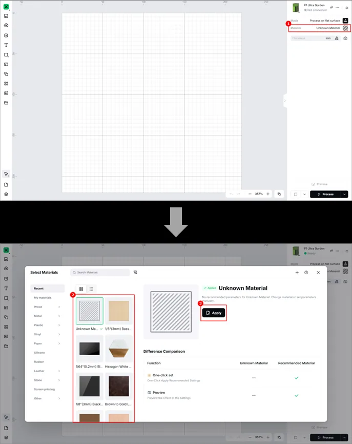(xTool Studio) Cómo procesar sobre superficie plana con la xTool F1 Ultra image.png