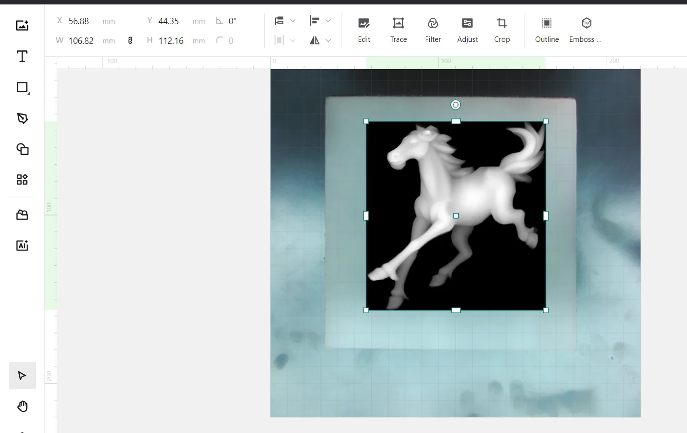 (XCS V2.1 o posterior) Cómo empezar a hacer relieve láser con la xTool F1 Ultra