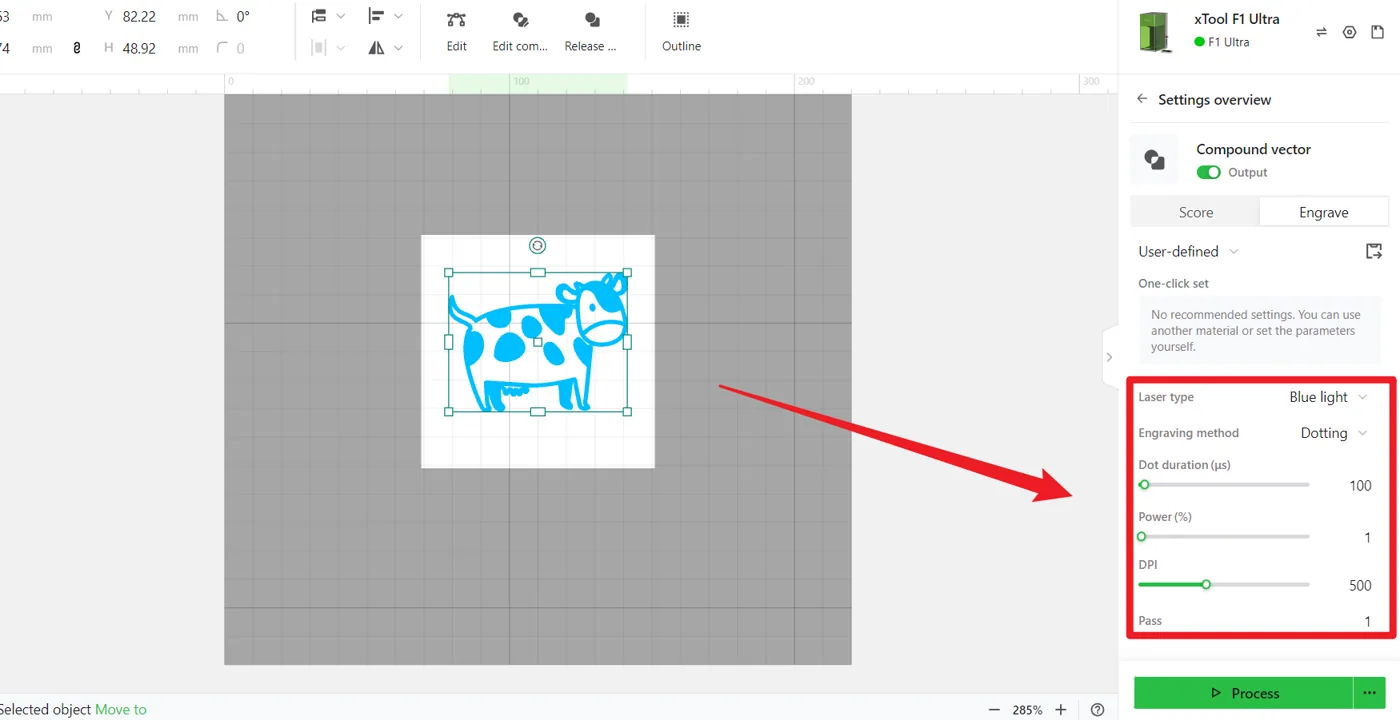 (XCS V2.1 o posterior) Cómo procesar un material curvo con la xTool F1 Ultra (XCS V2.1 o posterior) Cómo procesar un material curvo con la xTool F1 Ultra