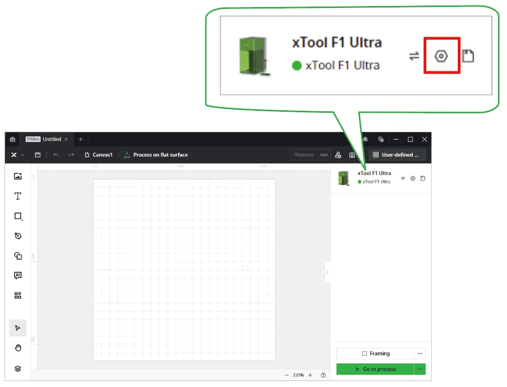Conectar la xTool F1 Ultra a XCS en el ordenador Conectar la xTool F1 Ultra a XCS en el ordenador