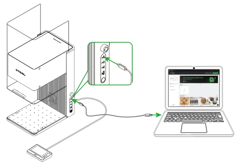 (XCS V2.1 o posterior) Cómo procesar un material curvo con la xTool F1 Ultra