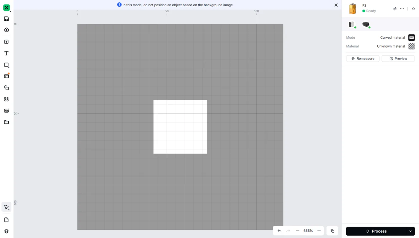 Procesar un material curvo con la xTool F2 Procesar un material curvo con la xTool F2