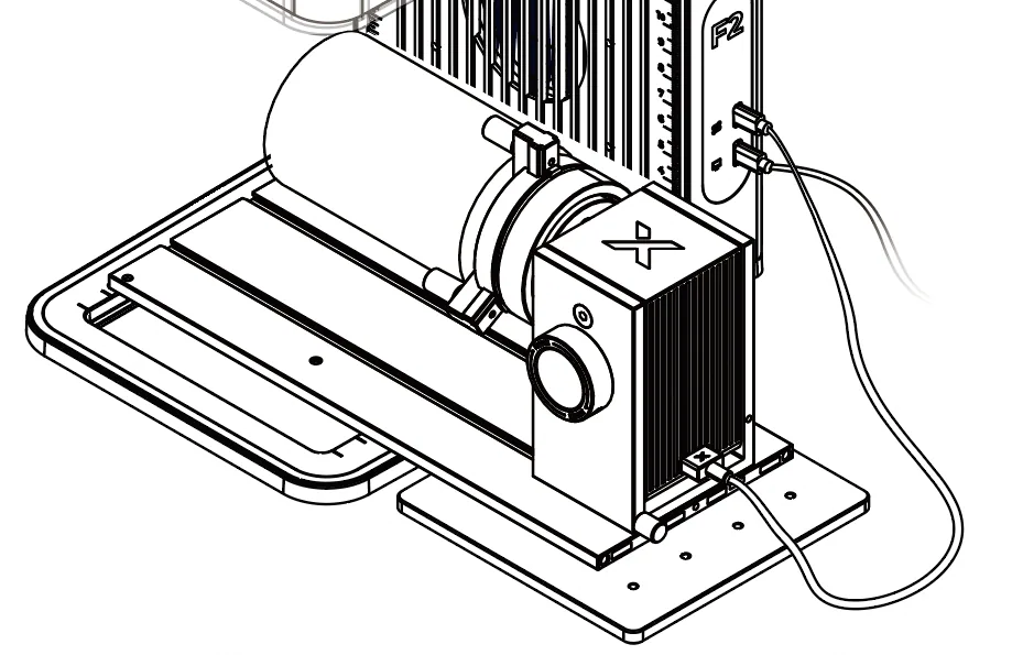 Usar el accesorio rotativo 3 (RA3) con la xTool F2 image.png