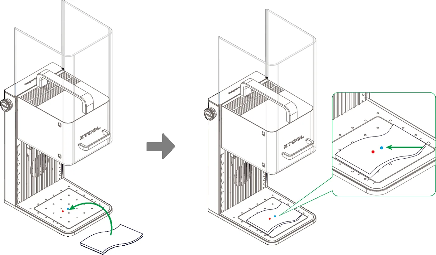 Procesar un material curvo con la xTool F2 Procesar un material curvo con la xTool F2