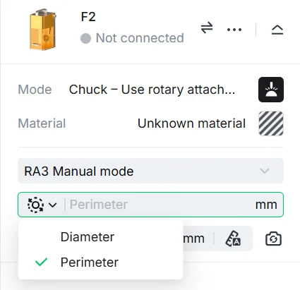 Usar el accesorio rotativo 3 (RA3) con la xTool F2 Usar el accesorio rotativo 3 (RA3) con la xTool F2