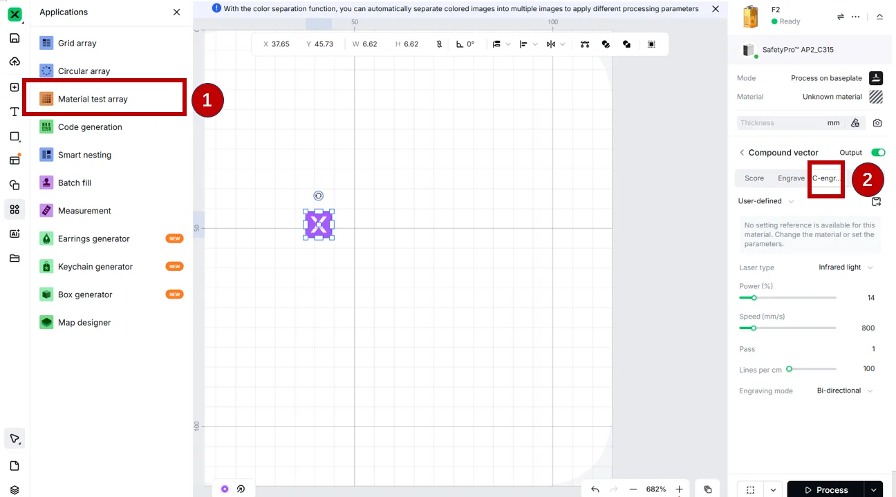 Empezar con el grabado a color con la xTool F2