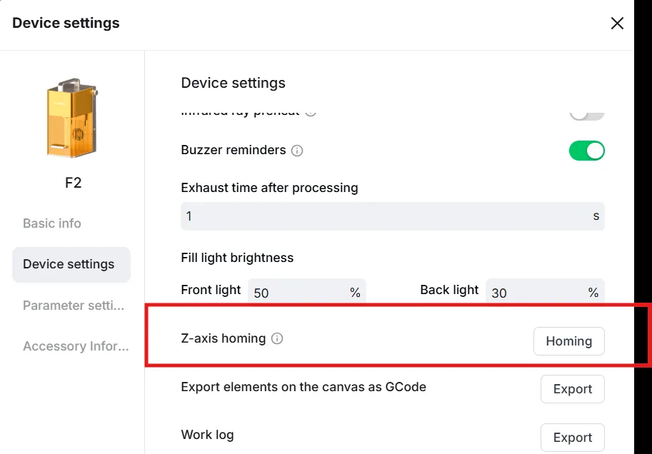 Actualizar el firmware de xTool F2 Actualizar el firmware de xTool F2