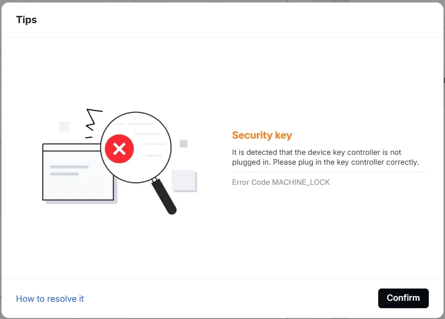 Solución del problema «Llave de control de acceso» en la xTool F2 Solución del problema «Llave de control de acceso» en la xTool F2
