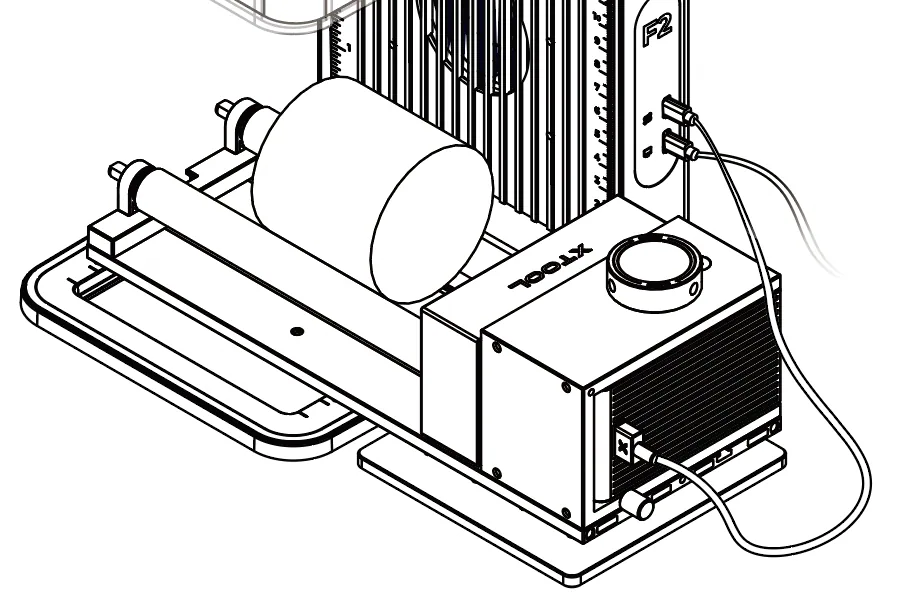 Usar el accesorio rotativo 3 (RA3) con la xTool F2 image.png