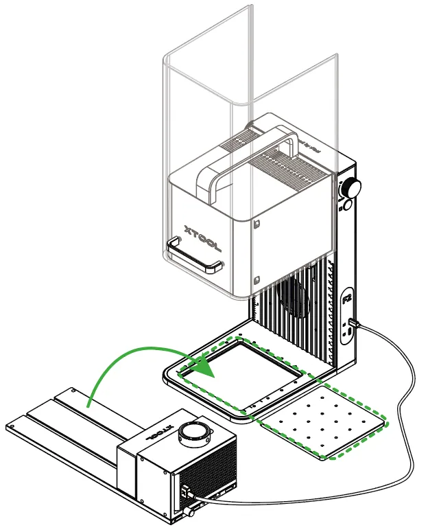 Usar el accesorio rotativo 3 (RA3) con la xTool F2 image.png