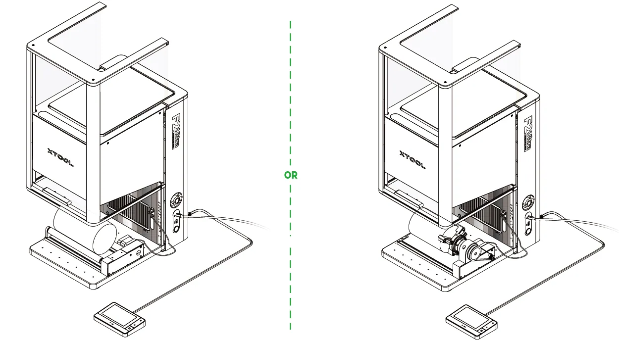 Usar el Rotary Attachment 2 (RA2) con la xTool F2 Ultra