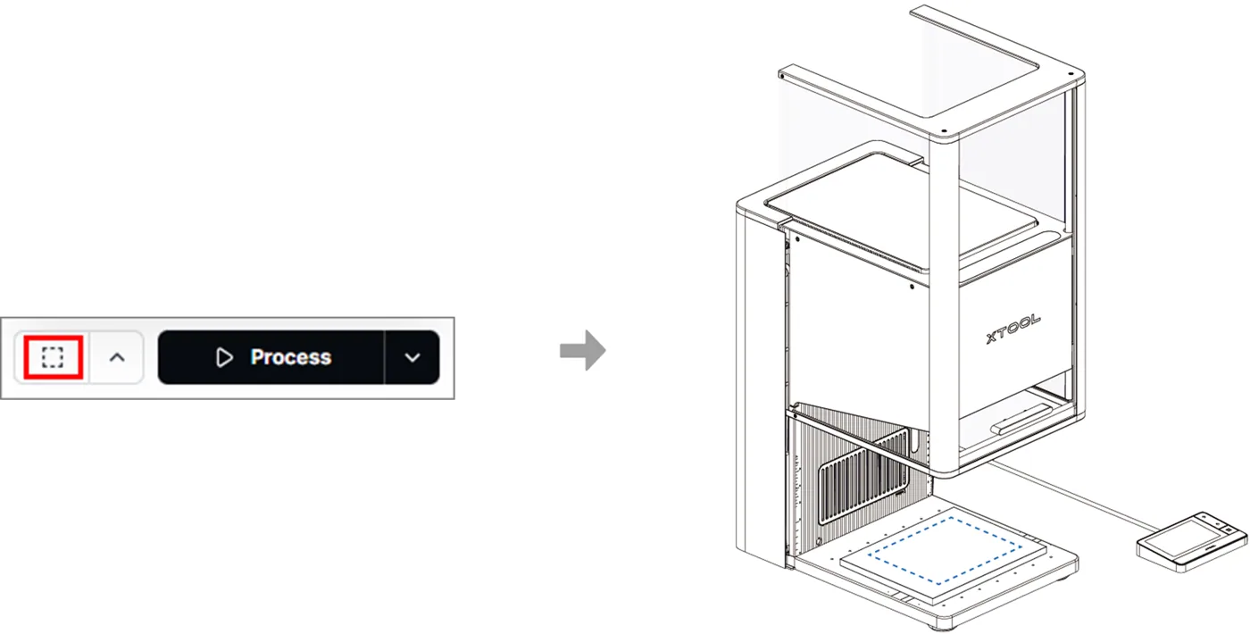(xTool Studio) Procesar en superficie plana con la xTool F2 Ultra image.png